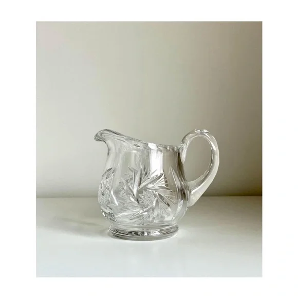 Vintage Crystal Creamer Jug - Picture 5 of 5